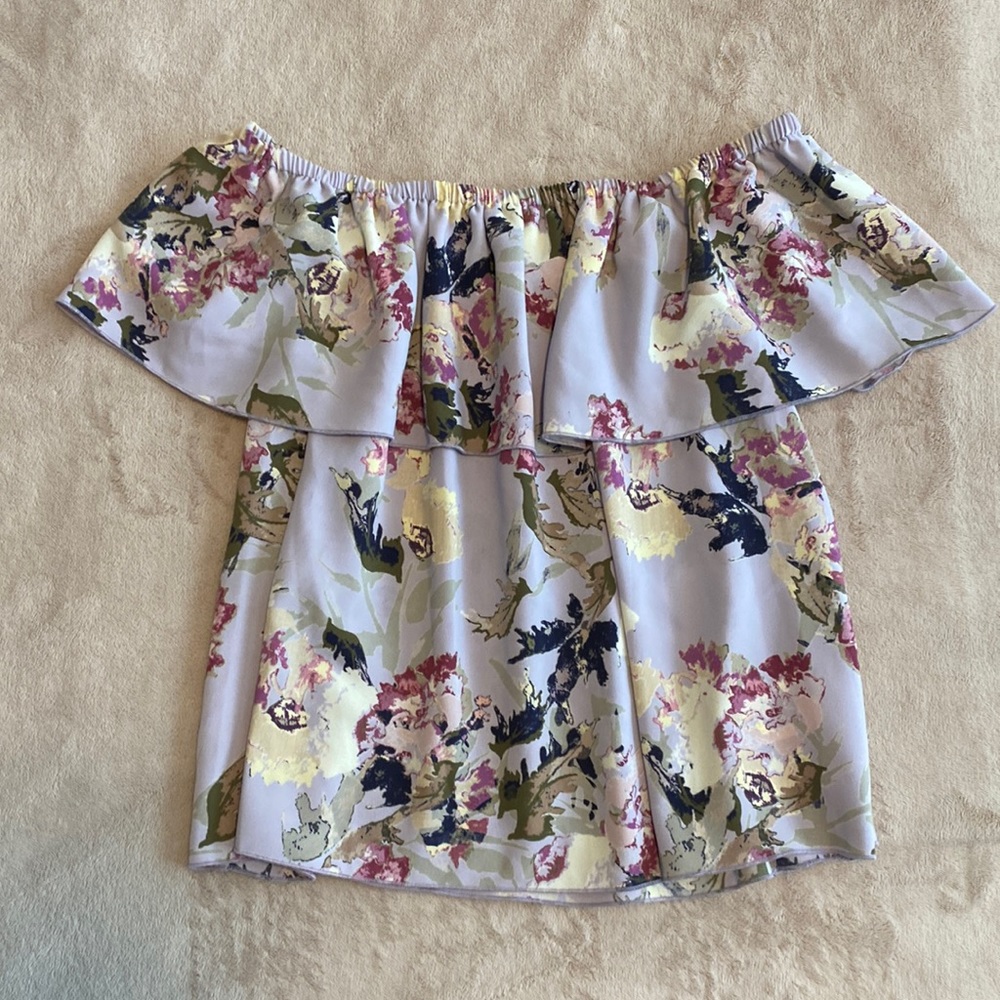 Aritzia Wilfred Off the Shoulder Top